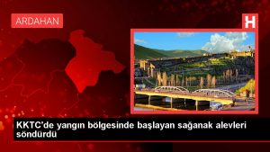 Son dakika haberi: KKTC’de yangın bölgesinde başlayan sağanak alevleri söndürdü