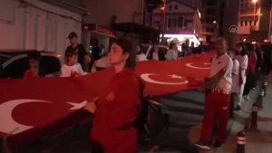 15 Temmuz Demokrasi ve Ulusal Birlik Günü hasebiyle merasim düzenlendi