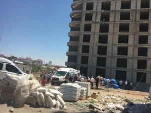 Adıyaman’da 9’uncu kattan düşen kalıp ustası hayatını kaybetti