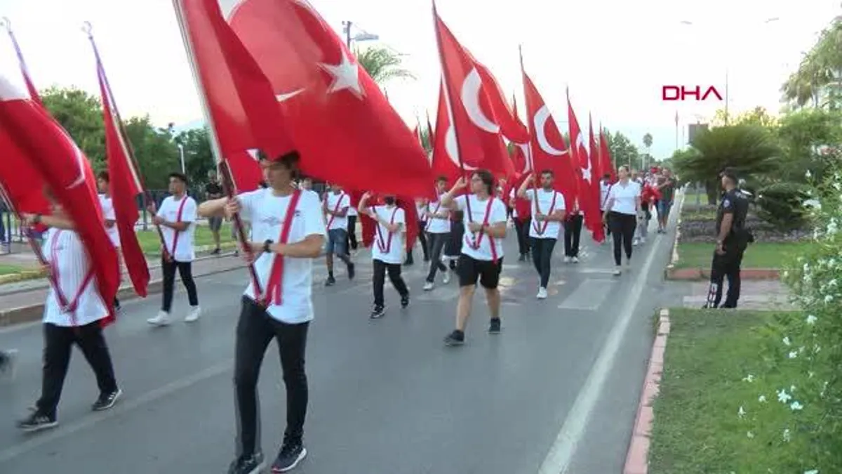 ANTALYA'da, 15 Temmuz Demokrasi