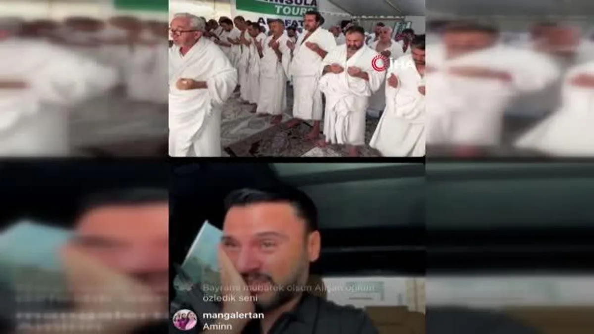 Arafat vakfesinden yapılan canlı