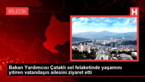 Bakan Yardımcısı Çataklı sel felaketinde hayatını yitiren vatandaşın ailesini ziyaret etti