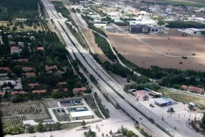 Başkentte bayram dönüşü trafiği havadan denetlendi