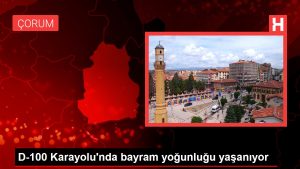 D-100 Karayolu’nda bayram yoğunluğu yaşanıyor