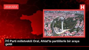 GÜZEL Parti milletvekili Oral, Ahlat’ta partililerle bir ortaya geldi