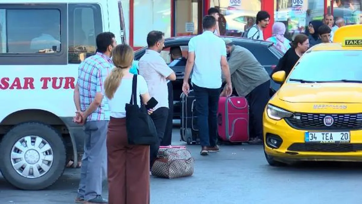 KURBAN Bayramı tatilinde memleketlerine