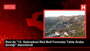 Rize’de “13. Klâsik Red Bull Formulaz Tahta Otomobil Şenliği” düzenlendi