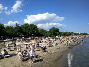 Şarköy kıyısında, ‘bayram’ yoğunluğu