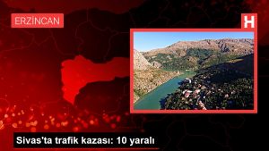 Sivas’ta trafik kazası: 10 yaralı