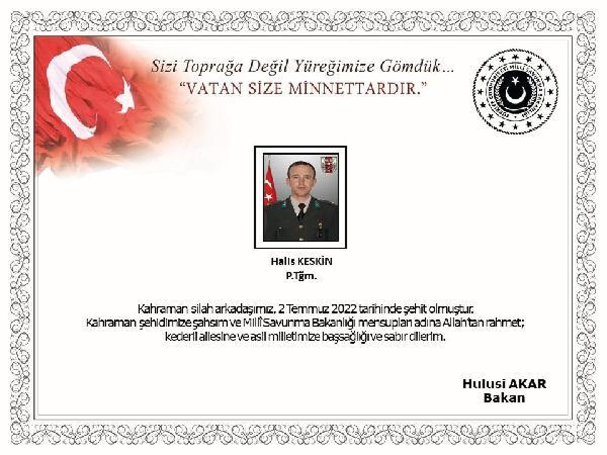 MİLLİ Savunma Bakanlığı'ndan (MSB) yapılan