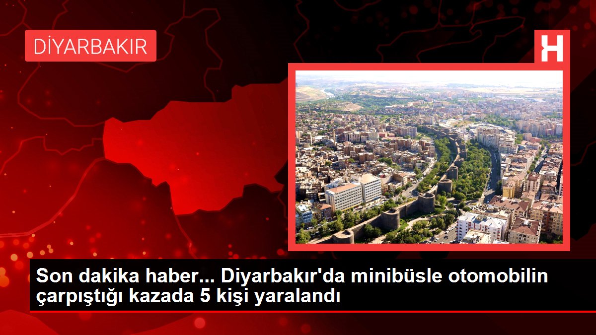 Diyarbakır'da meydana gelen trafik