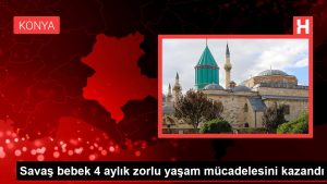 Son dakika haberleri… Savaş bebek 4 aylık güçlü hayat çabasını kazandı