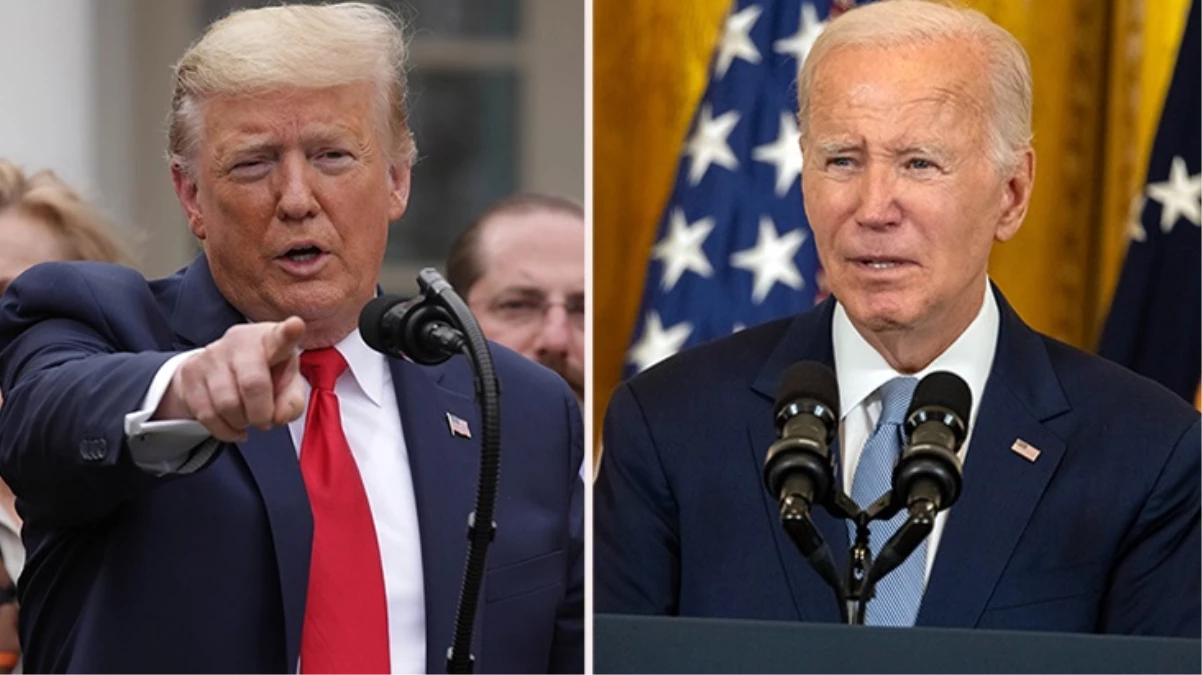 Donald Trump, sık sık tarafını kaybeden Joe Biden’ın taklidini yaptı