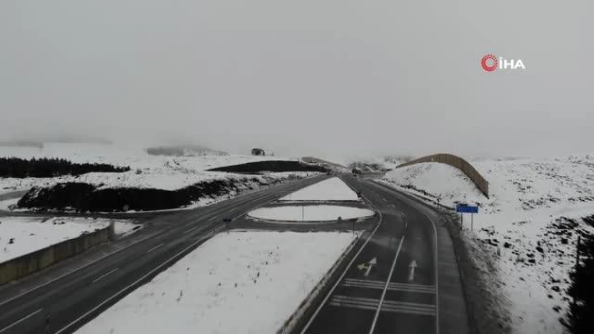 Erzincan’ın yüksek kesitlerinde kar yağışı tesirli oldu