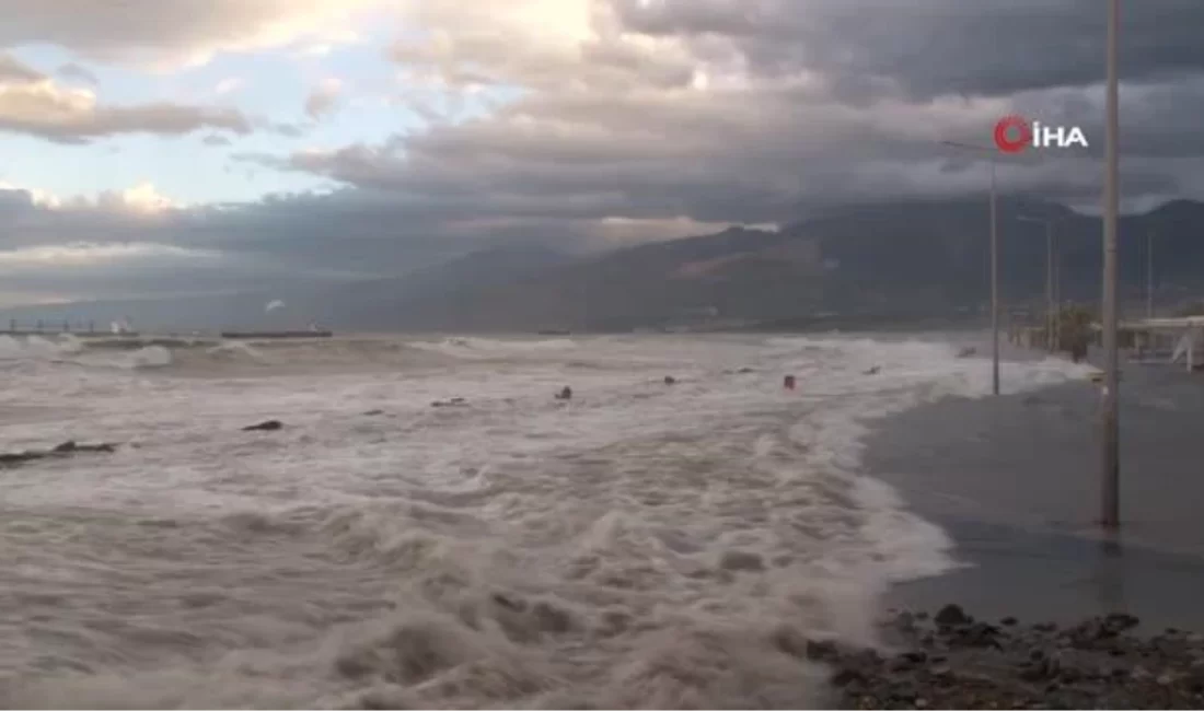 Hatay'ın İskenderun ilçesinde şiddetli