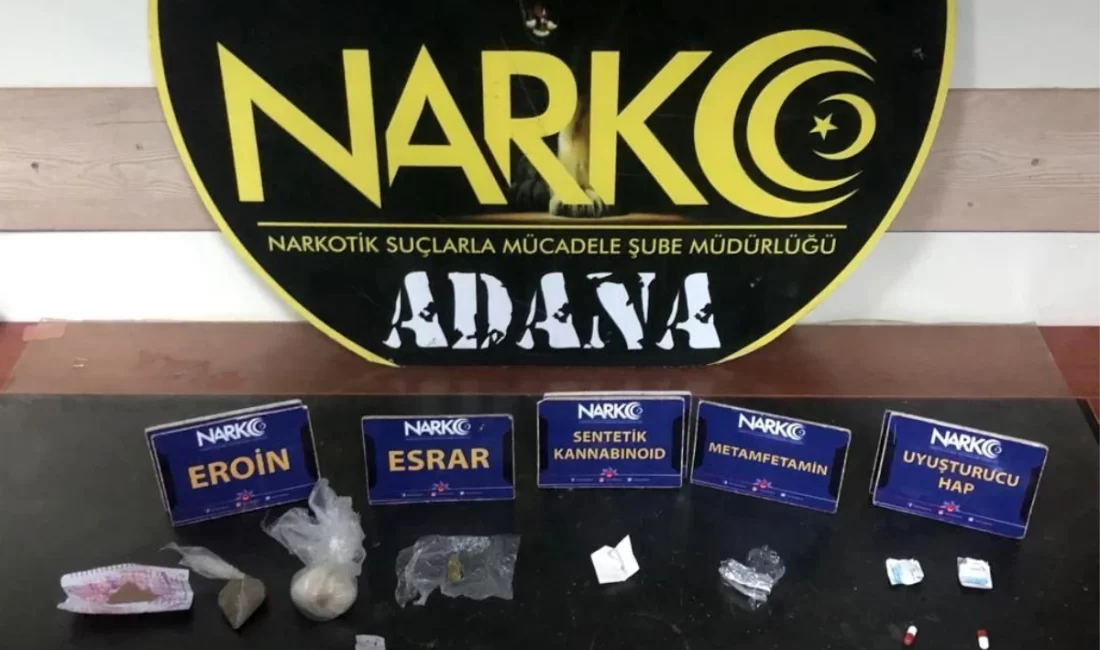 Adana'da narkotik takımları uyuşturucu