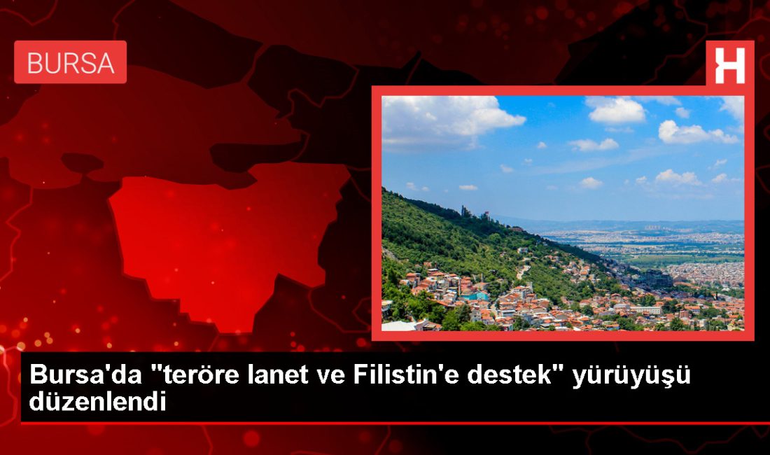 Bursa'da, " Filistin'e Dayanak