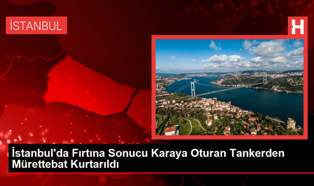 İstanbul'da tesirli olan fırtına