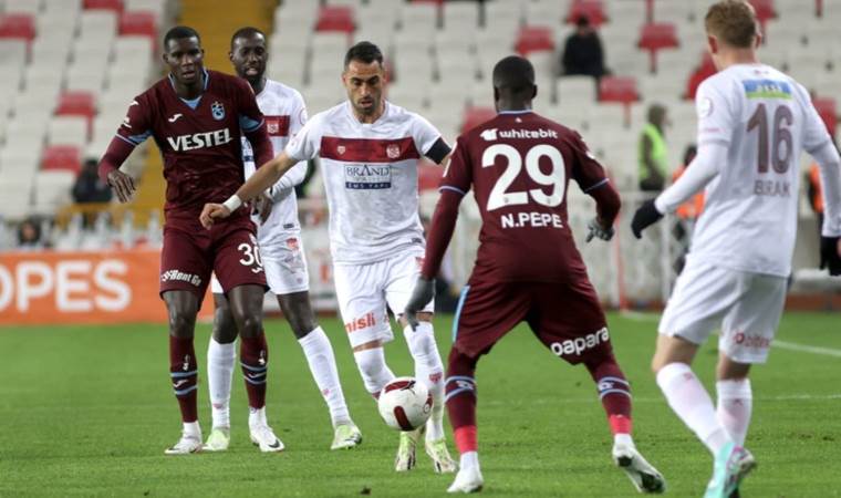 Sivas’ta gol yağmuru: 6 gollü maçta kazanan çıkmadı! Sivasspor 3-3 Trabzonspor