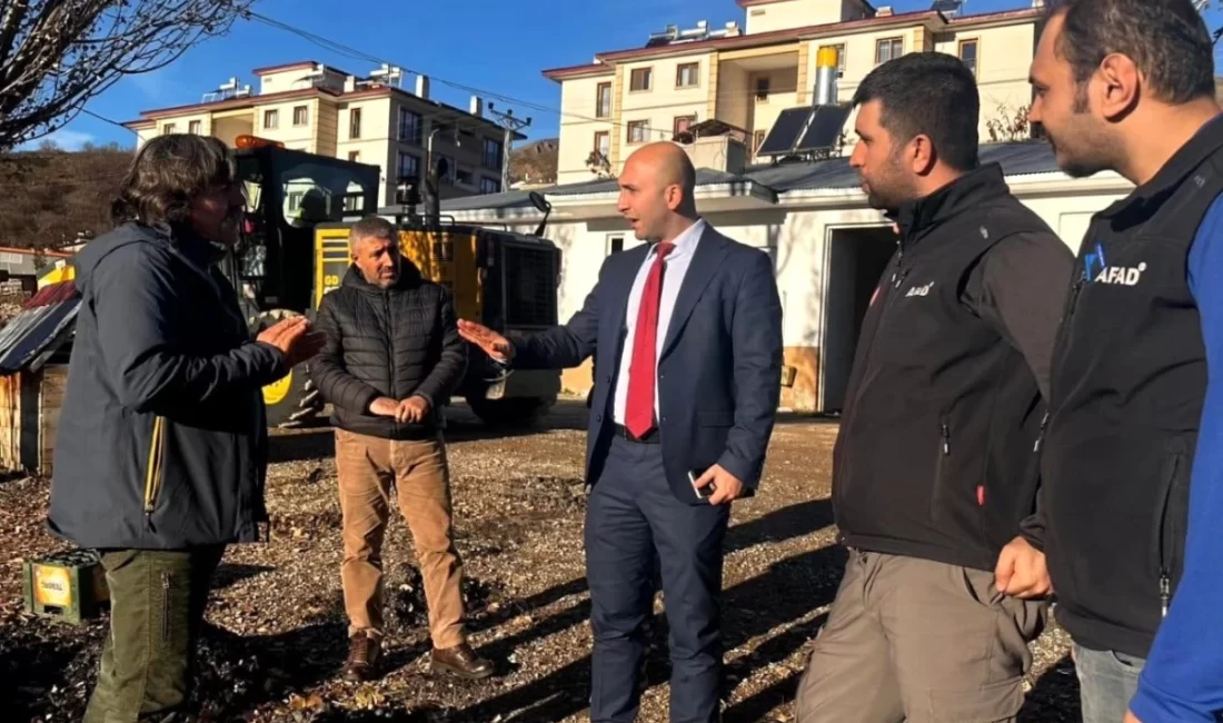 Tunceli'nin Pülümür ilçesinde yaşanan