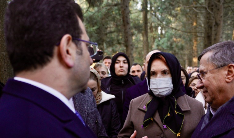 Afiş krizinin akabinde birinci defa bir aradalar! İmamoğlu, Akşener’in ablasının cenazesine katıldı