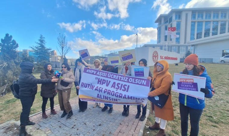 Ankara’da ‘HPV aşısı’ için basın açıklaması: ‘Ücretsiz olmalı’