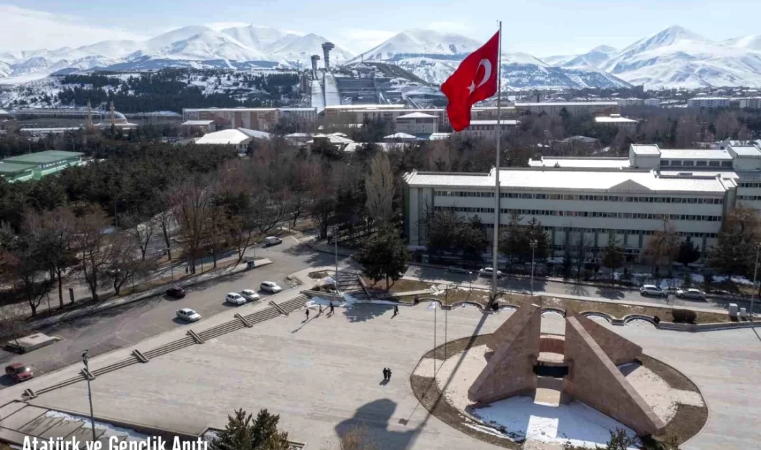 Atatürk Üniversitesi yerleşkesindeki birtakım