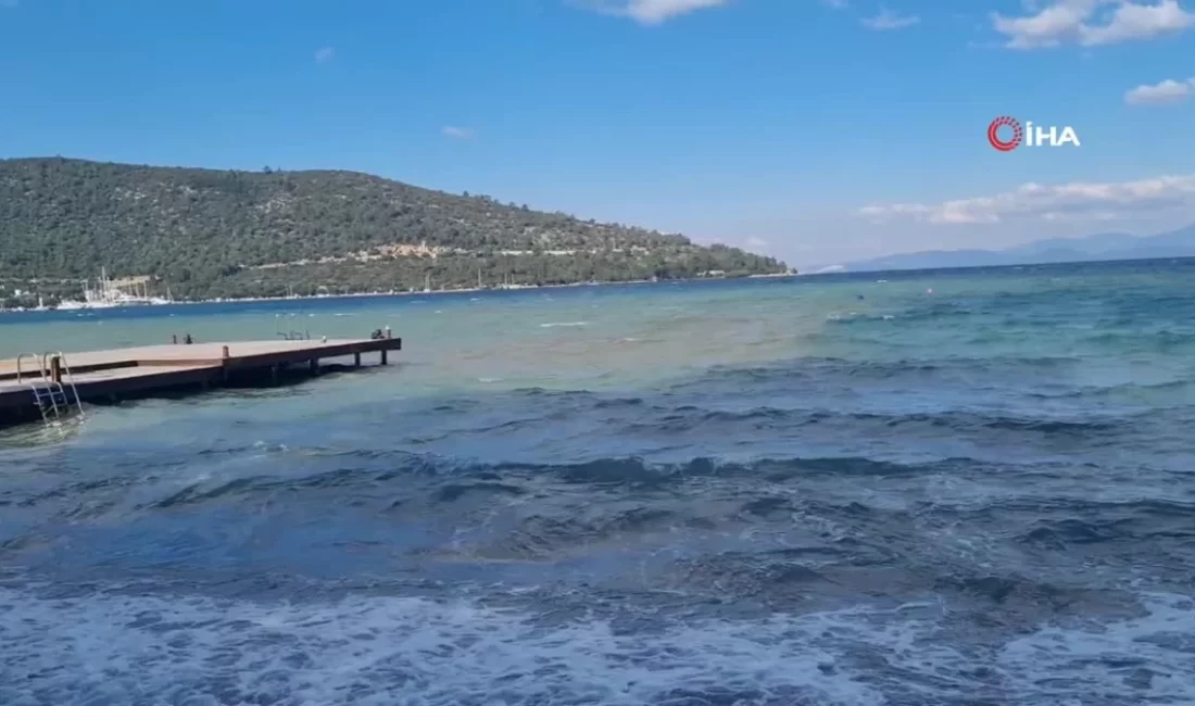 Bodrum'da fırtına tesirli oldu