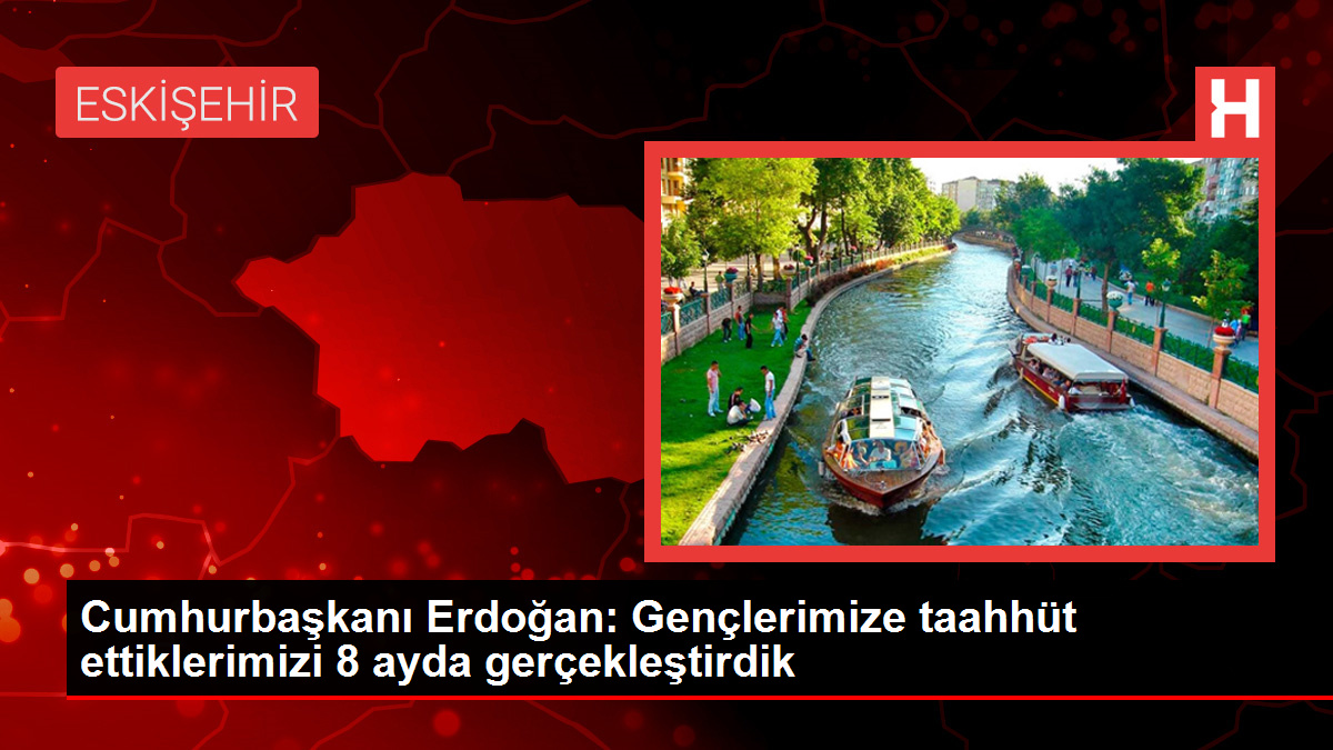 Cumhurbaşkanı Erdoğan: Gençlerimize taahhüt ettiklerimizi 8 ayda gerçekleştirdik