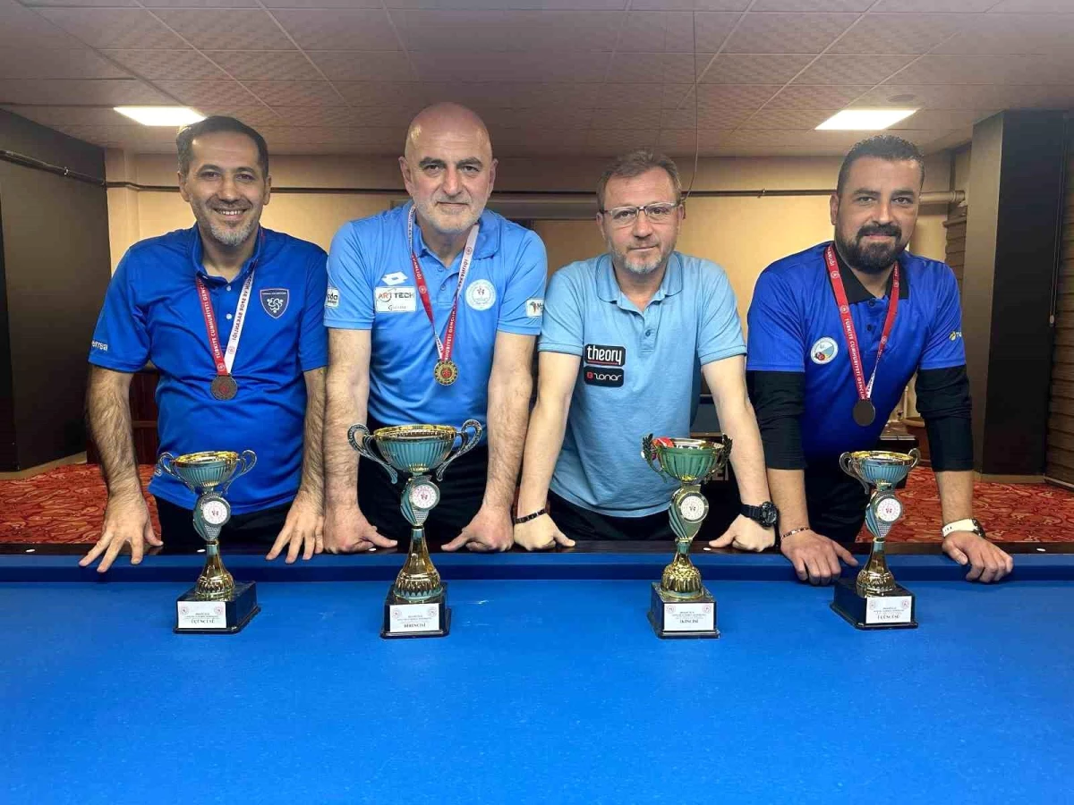 Düzce’de Türkiye Şampiyonası 3 Bant Bilardo Vilayet Birinciliği Tamamlandı