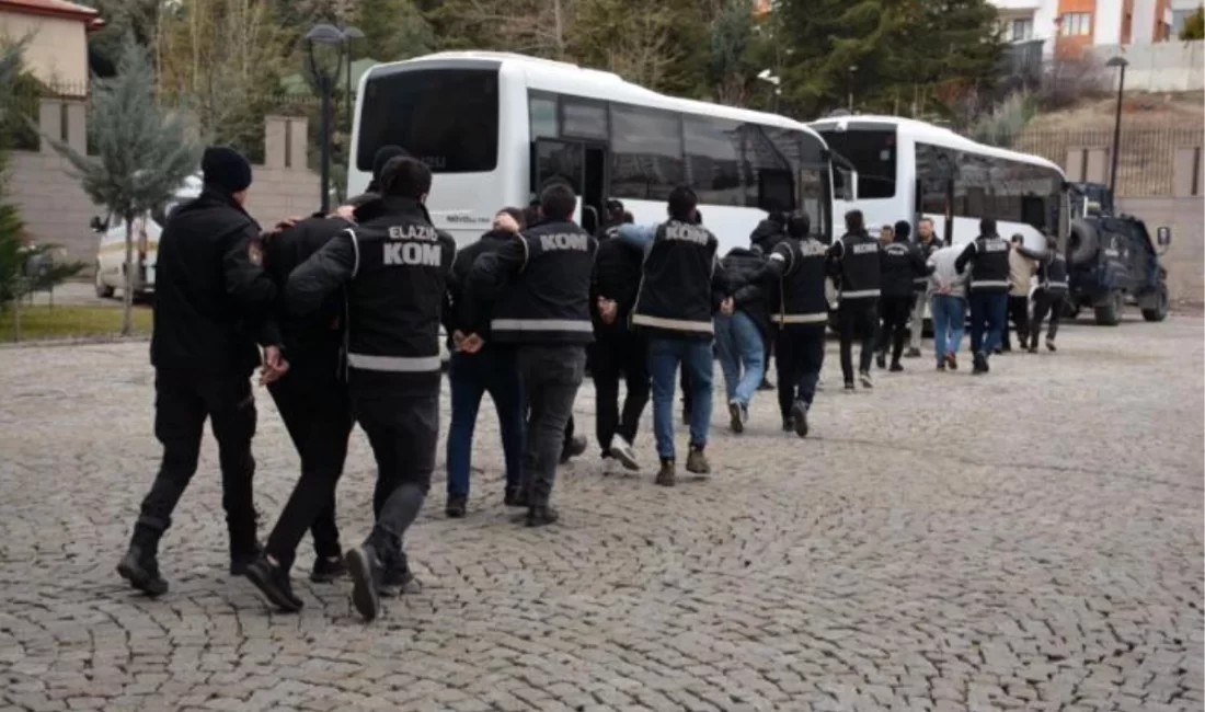 Elazığ'da polis takımları tarafından