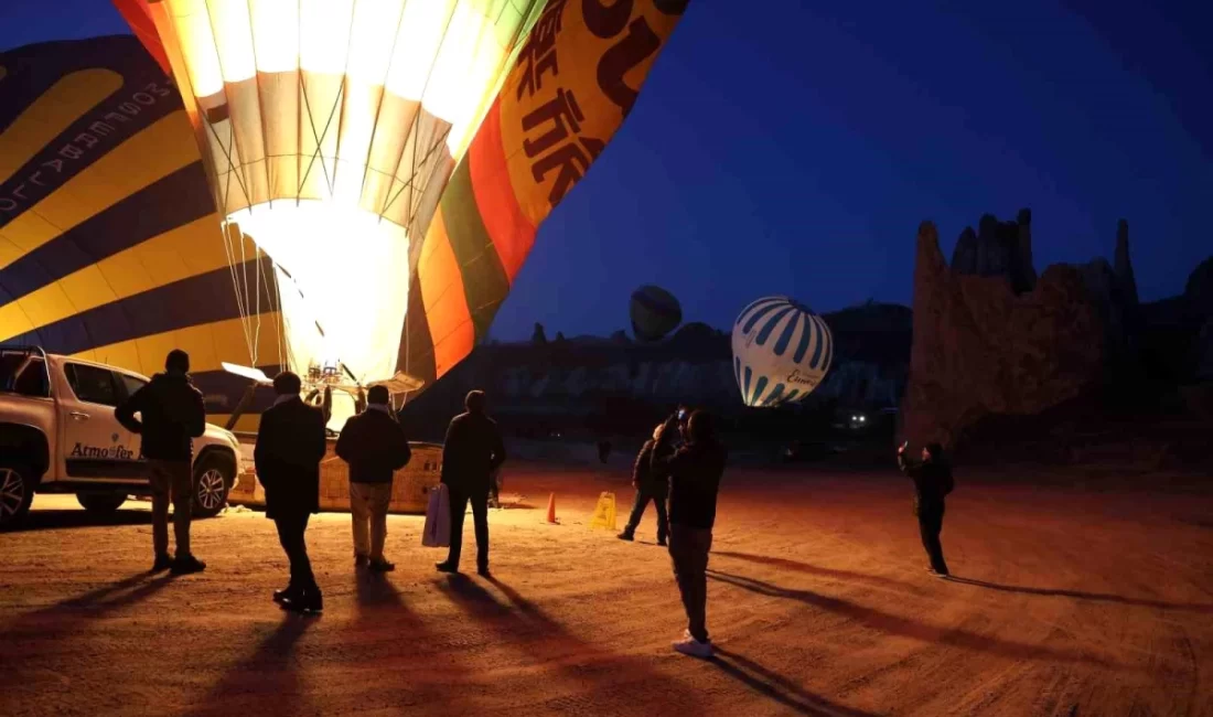 Kapadokya'da sıcak hava balonları