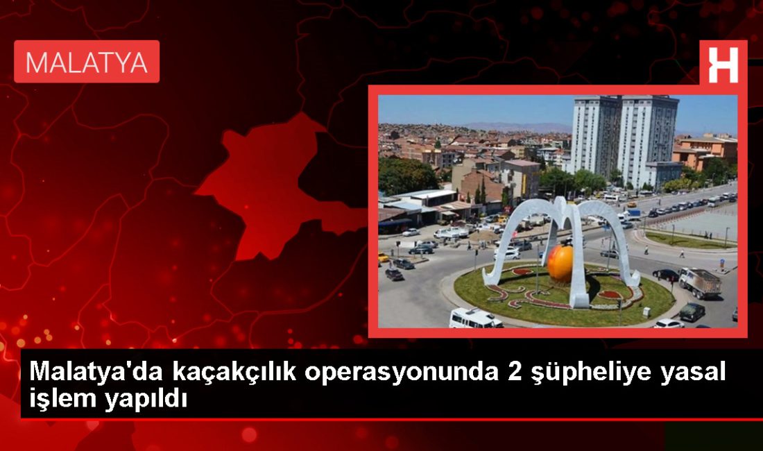 Malatya'da kaçakçılık operasyonunda, 64