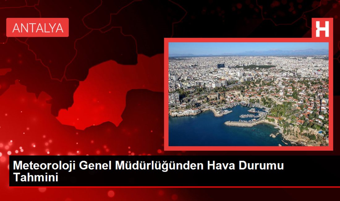 Meteoroloji Genel Müdürlüğünden alınan