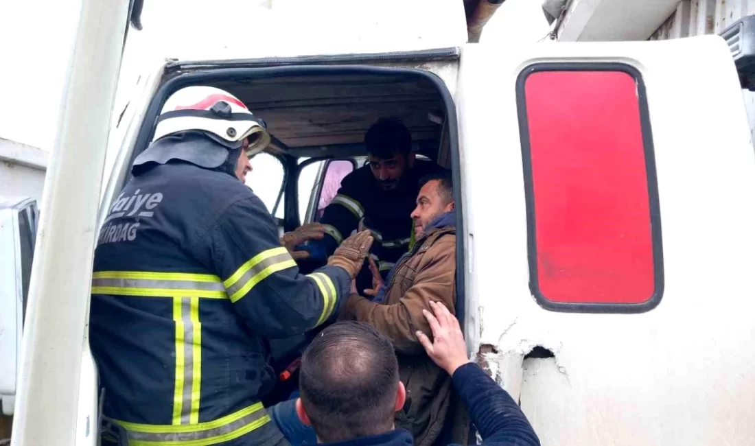 Tekirdağ Çorlu'da tır ile