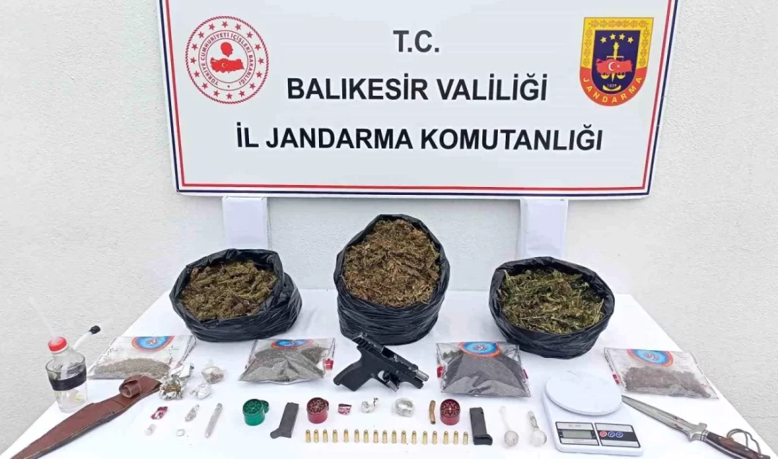 Balıkesir'in Gönen ilçesinde uyuşturucu