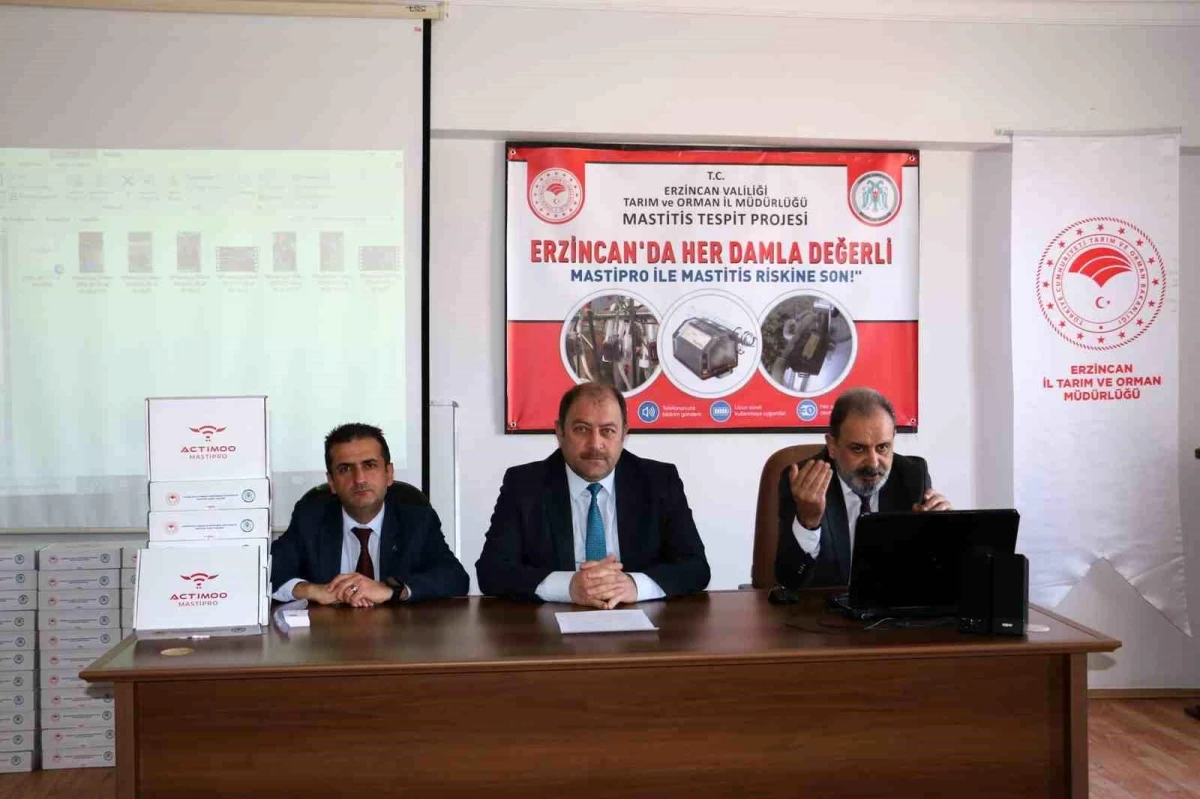 Erzincan’da Damızlık Büyükbaş Hayvanlarda Mastitis Tespit Projesi Başladı