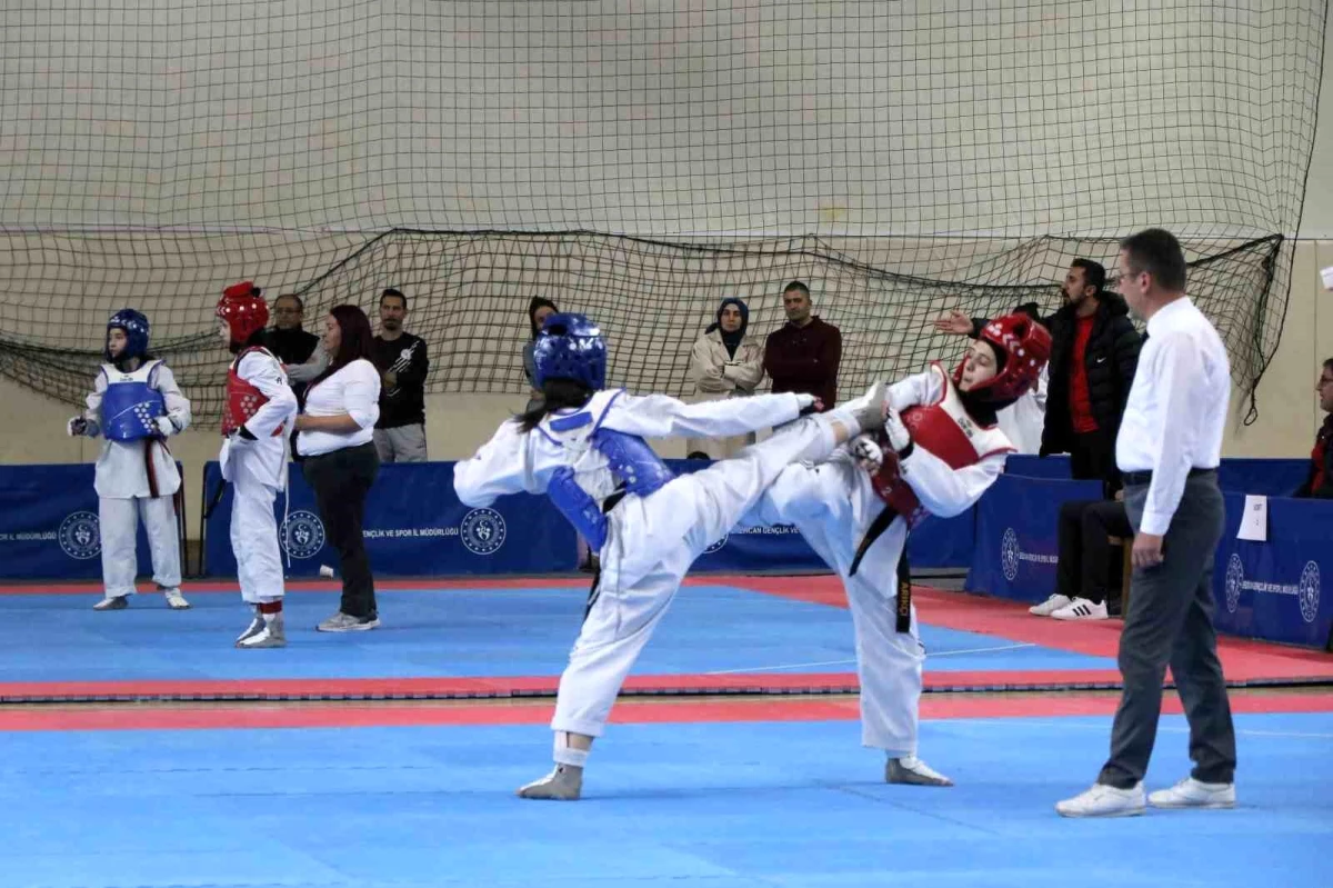 Erzincan’da Tekvando Okul Sporları Gençler Küme Karşılaşmaları Başladı