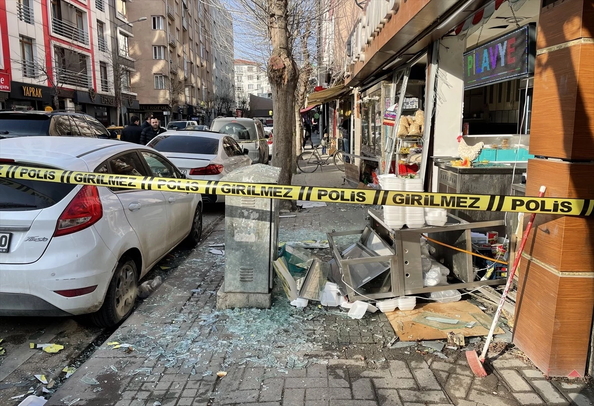 Eskişehir’de tavuk eserleri satan iş yerinde patlama