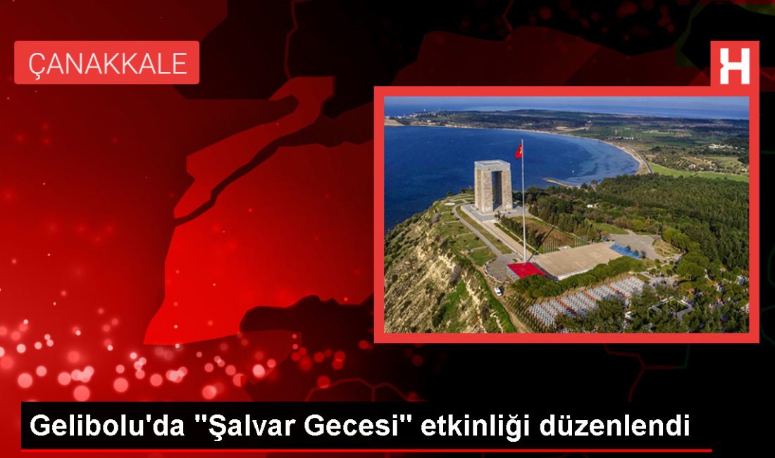 Çanakkale'nin Gelibolu ilçesinde düzenlenen