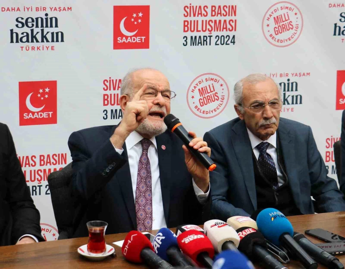 Saadet Partisi Genel Lideri Temel Karamollaoğlu, tenkitlere yanıt verdi